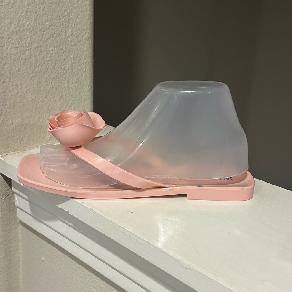 Jeffrey Campbell Women’s Sweeten Flip Flop Rose Pink Sandals Size 8 - Picture 4 of 12